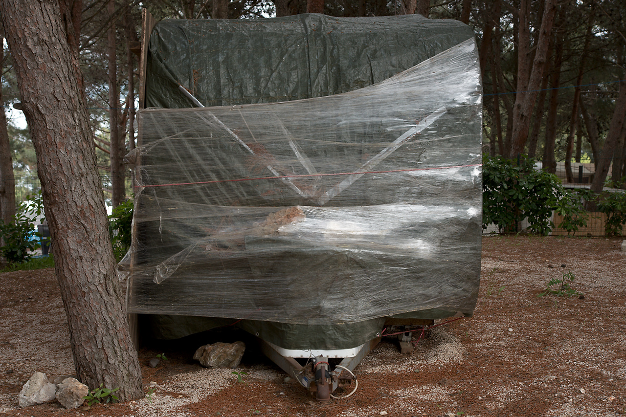 Still Wrapped Up II. Tagged with Car, Subject, Trailer, Wrapped