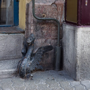 Click to enlarge: Street Dragon [f/5, 1/60 sec, 30mm-e, ISO 400, Sony A700]