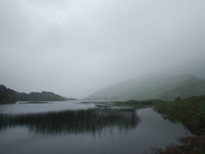 Rain over Pollacappul Lough