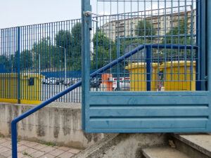 Blue Fence