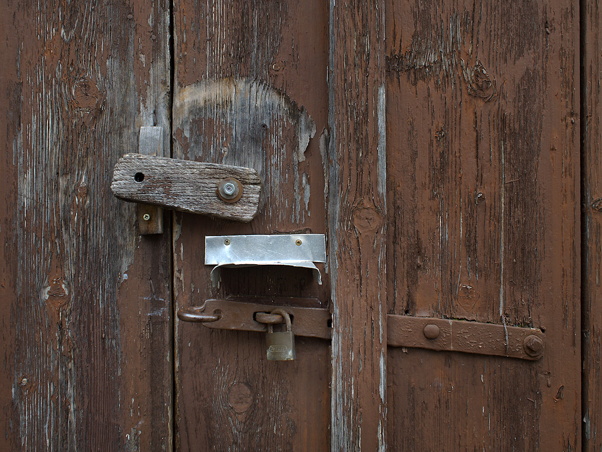 Padlock, protected