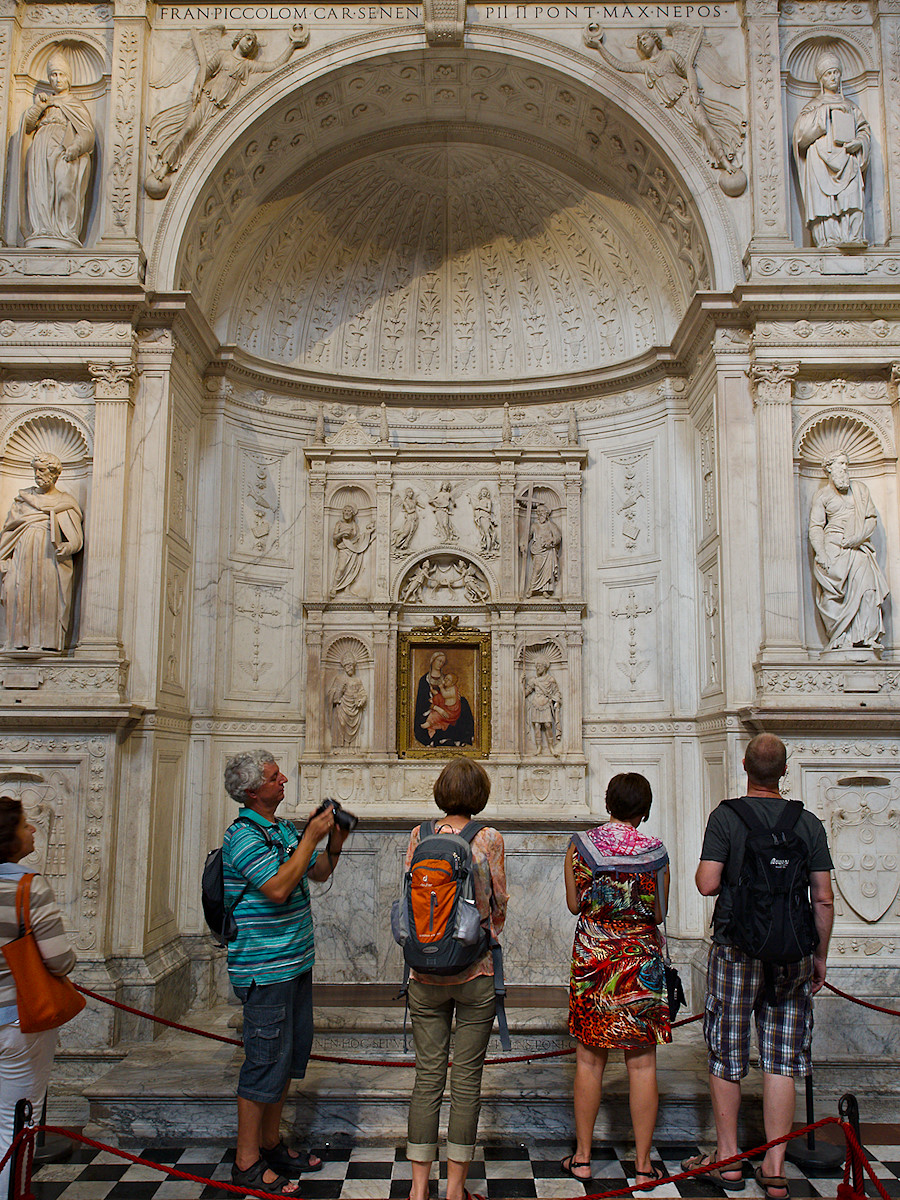 Admiring St. Mary