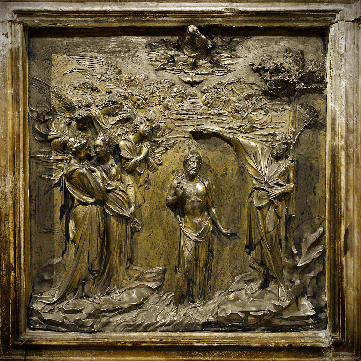 Ghiberti’s Baptism of Christ