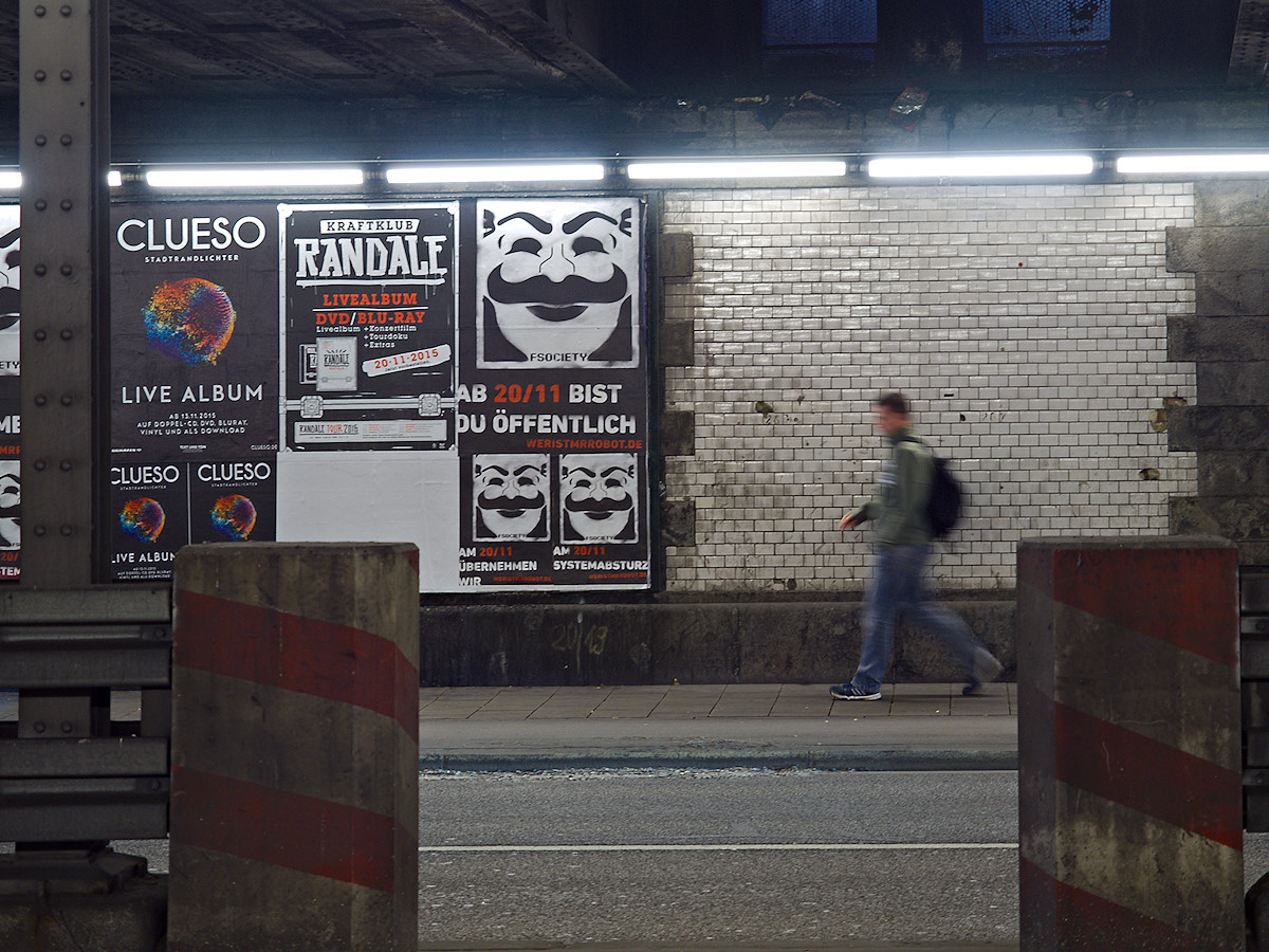 Ads in the Underpass