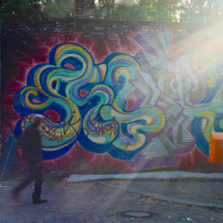 Mural and Sun, Haasestr., Berlin