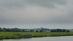 Approaching Clonmacnoise