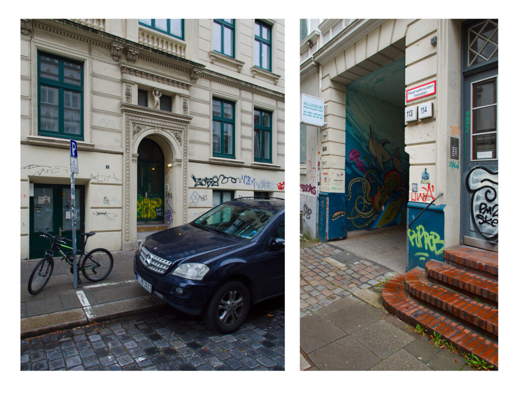 Mercedes SUV and Graffiti: Gentrification and protest in Hamburg