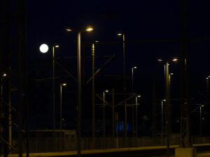 Moonrise over Freilassing