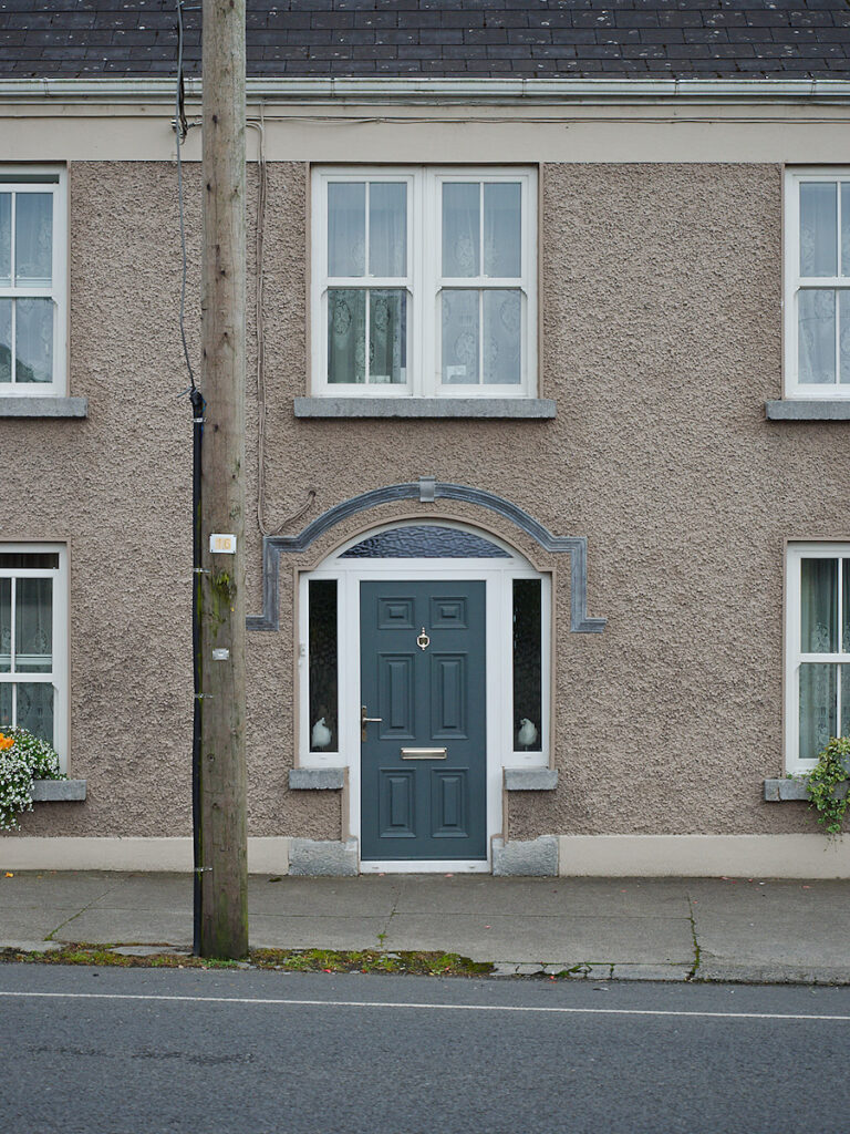 Decorated House Facade in Shannonbridge, Ireland