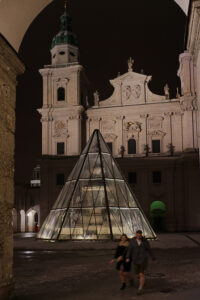 Covered Fountain and Cathedral