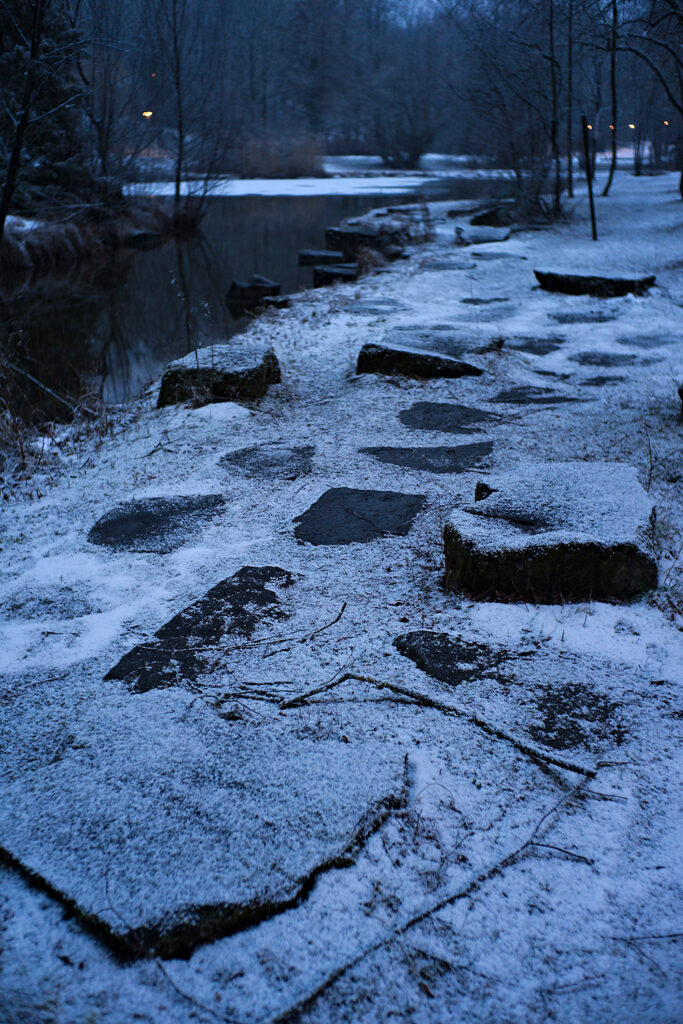 Early Morning Snow, Westpark, Munich