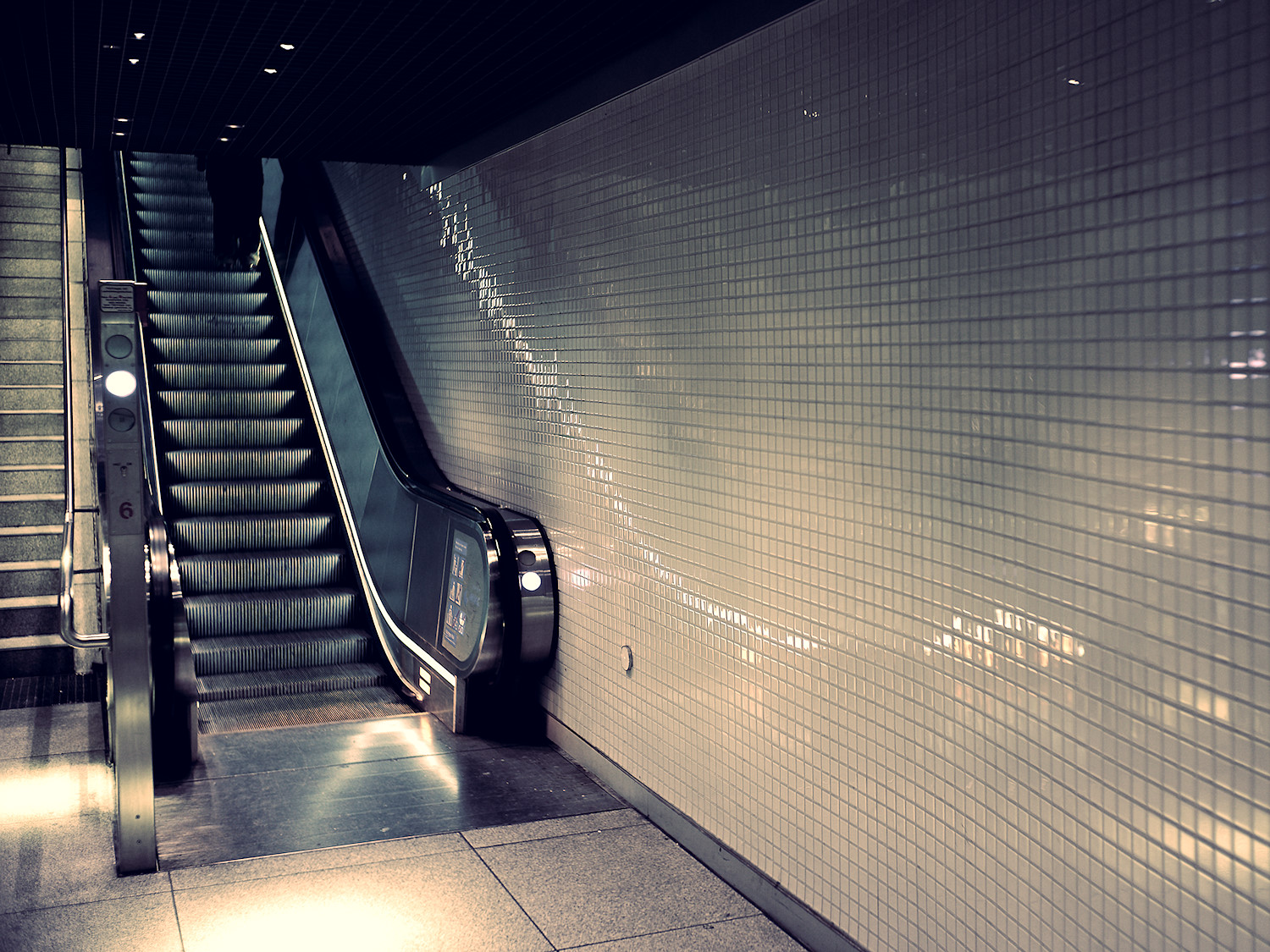 Leading upwards