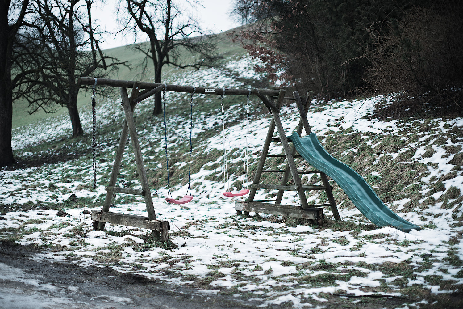Swings and Slide