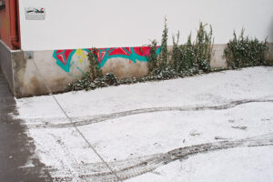 Parking, Weeds, Graffiti