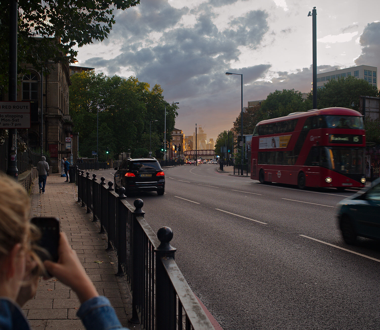 Downtown the last Sun