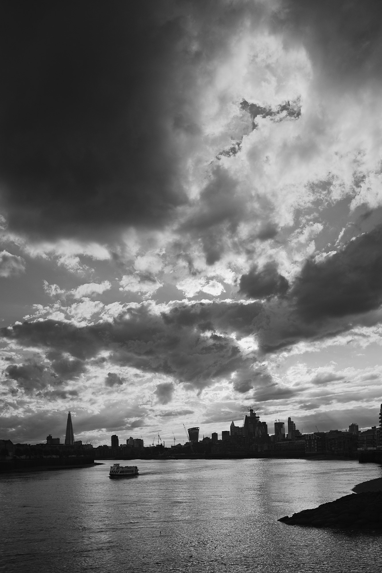 Late Afternoon Light on Thames River