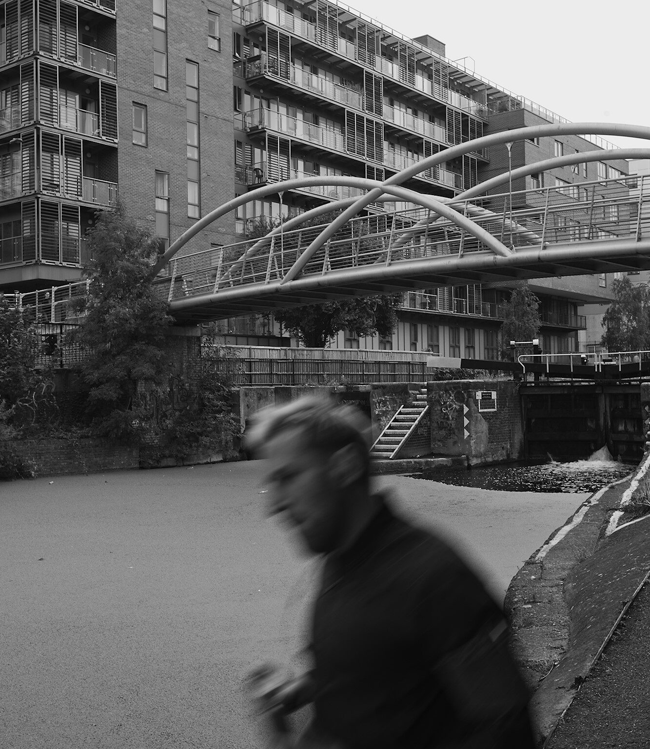 Running along the Canal