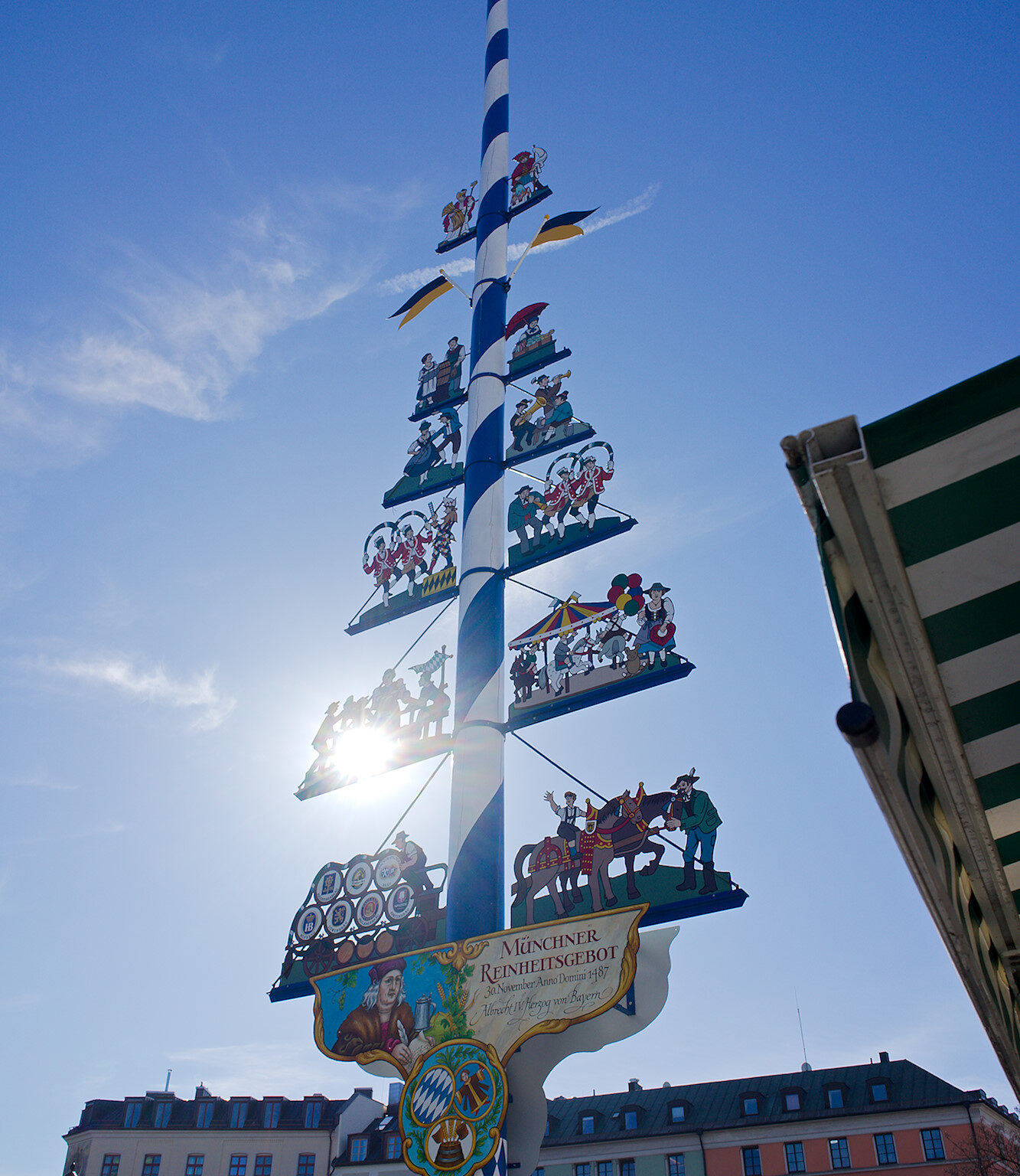 Early Spring Sun and Maypole