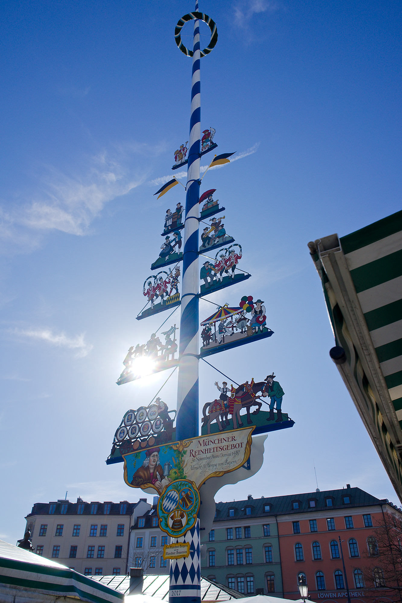 Early Spring Sun and Maypole