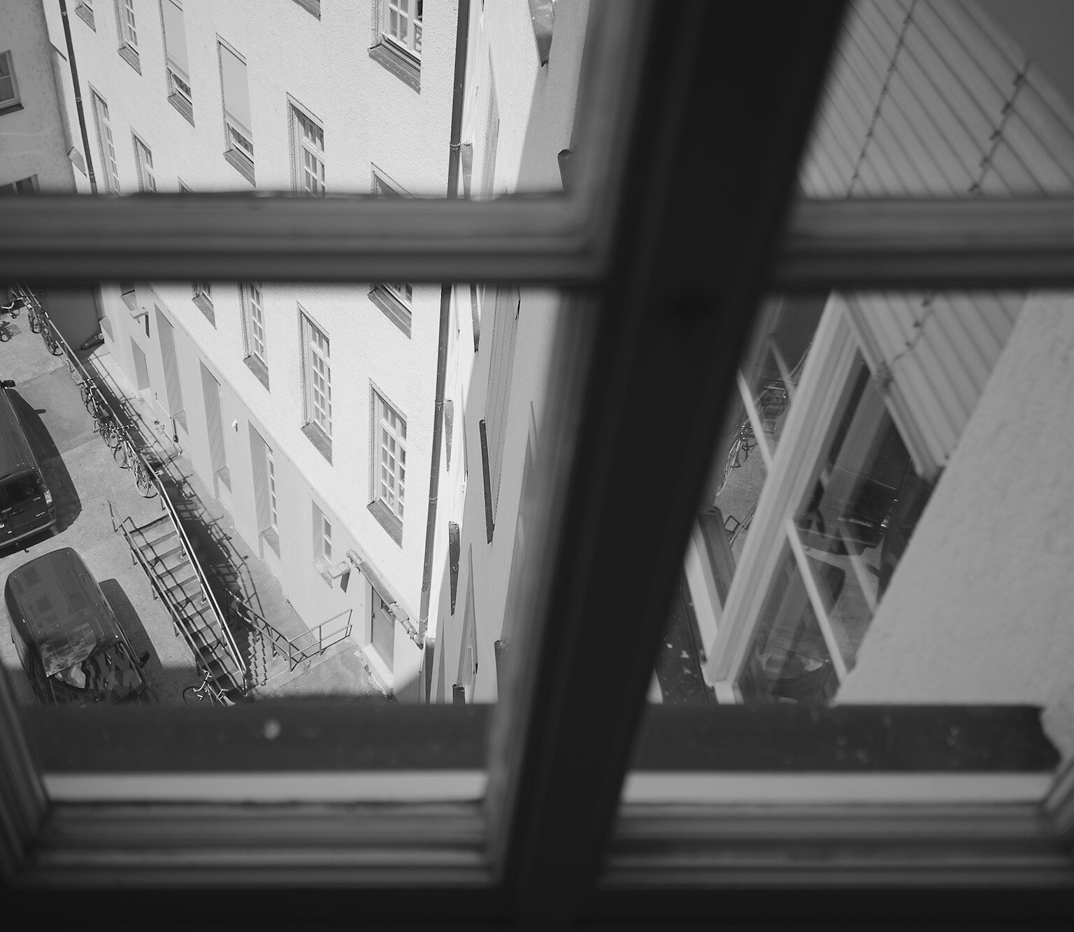 Downwards