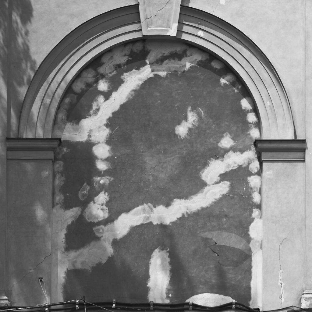 Painter's Filling, Marstallstraße 8, Munich, geotagged, Architecture, Black & White, Pentax-M 2.0 85mm, Urban