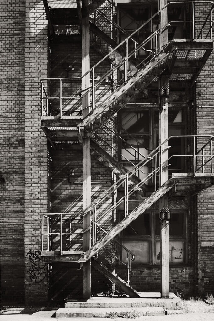 Staircase, Wilhelminenhofstraße, Berlin, geotagged, Black &, Common Places, Urban, , White