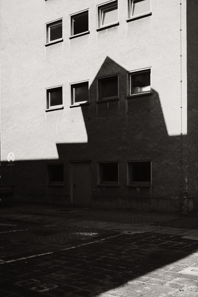 Beauty in the Pattern of the Shadows, Wilhelminenhofstraße, Berlin, geotagged, Black & White, Shadows, Urban