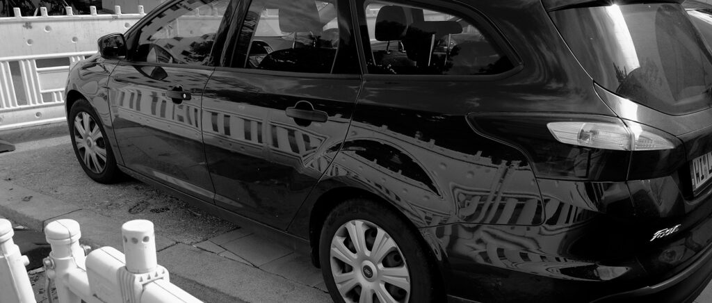 Fenced-in, Blumenstr., Munich, Black & White, Urban, , White Fence