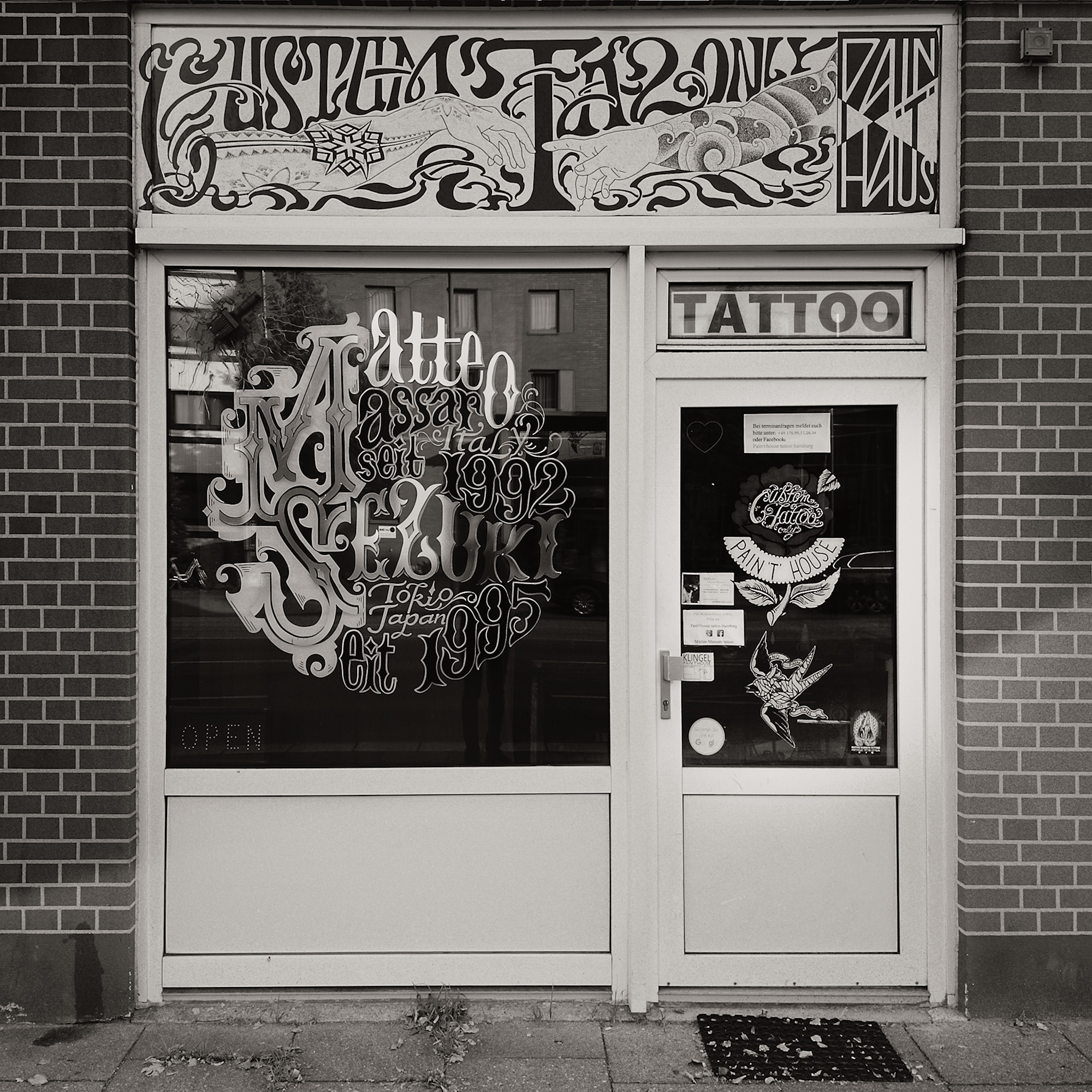 Custom Tattoo in the Square