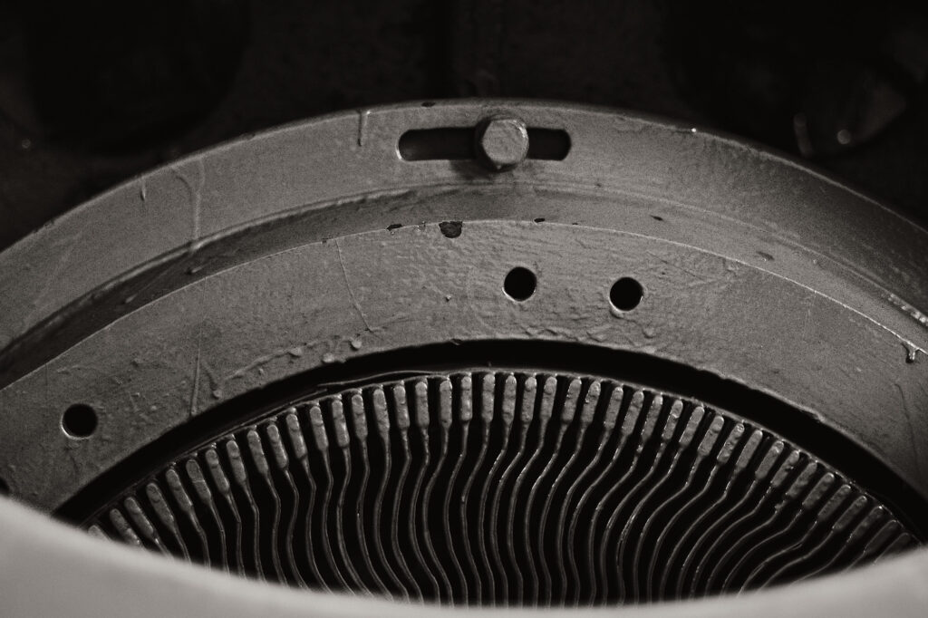 Lamellas, Saalachkraftwerk, Thumseestraße, Bad Reichenhall, geotagged, Black & White, Pentax-M 2.0 85mm, Treatment