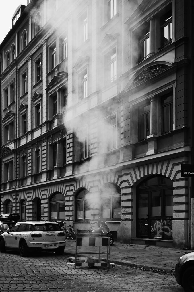 New York, New York, Glockenbachviertel, Munich, Black & White, Urban