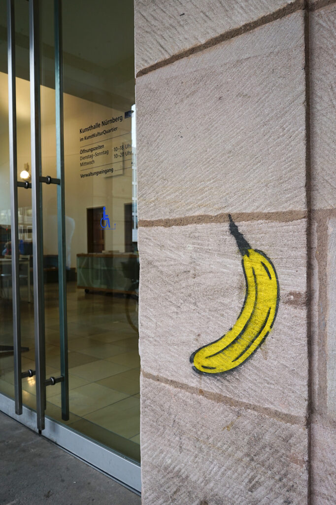 This Stencil I know - Kunst outside of Kunsthalle, Lorenzer Straße 32, Nuremberg, Common Places, Graffiti, Urban