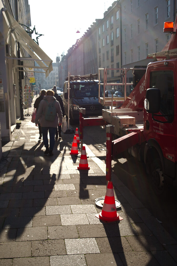 City Backlight, Reichenbachstr., Munich, Urban
