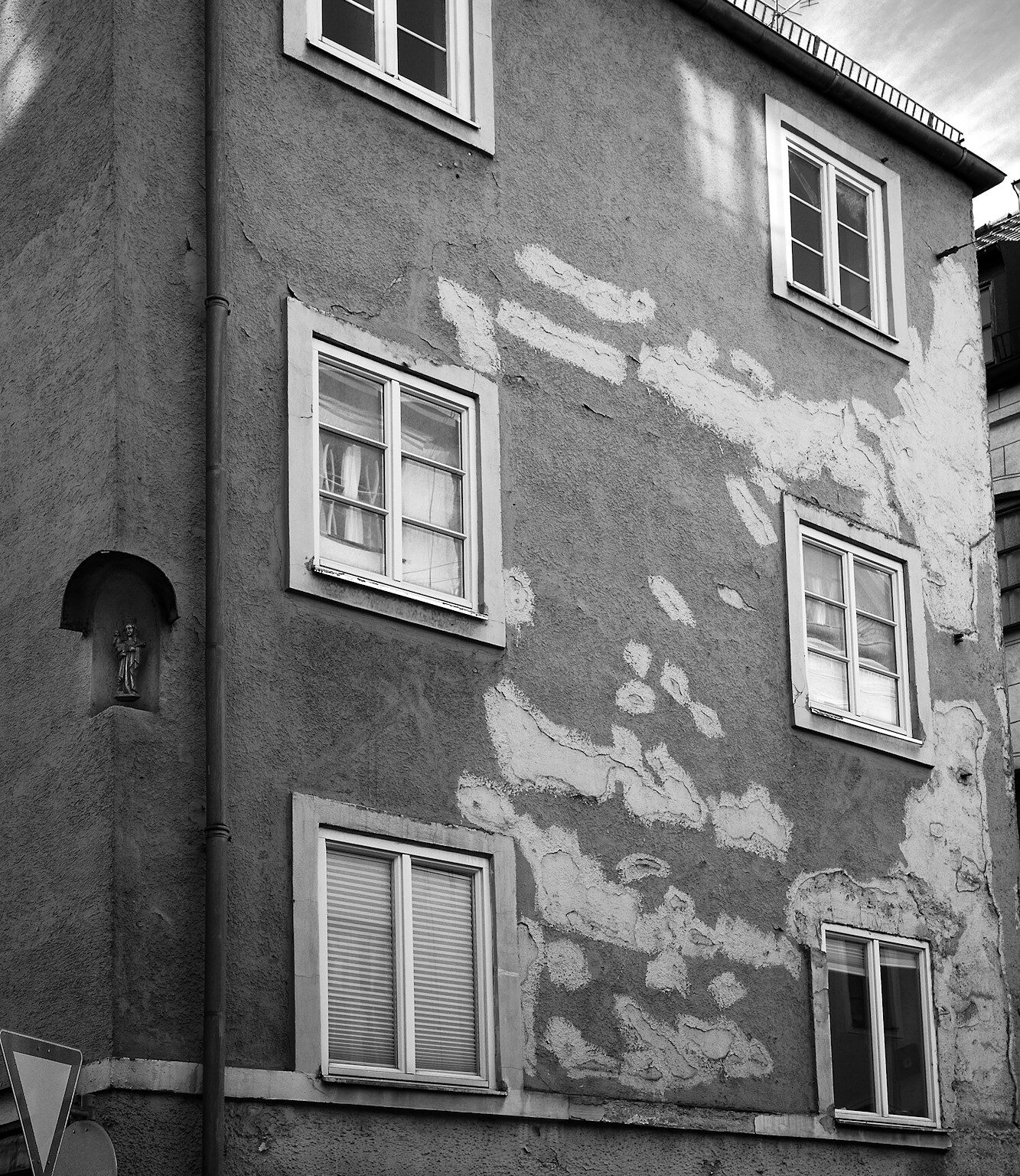 Splotched Facade