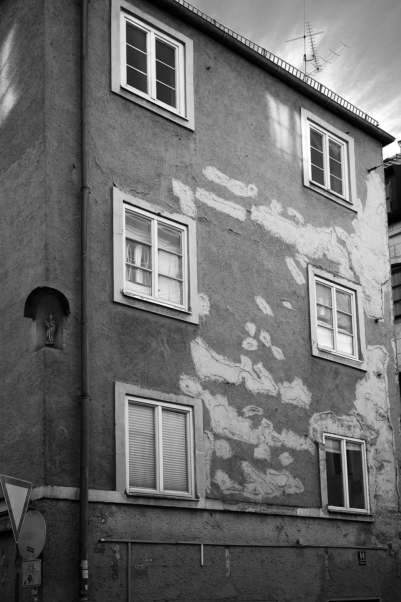 Splotched Facade