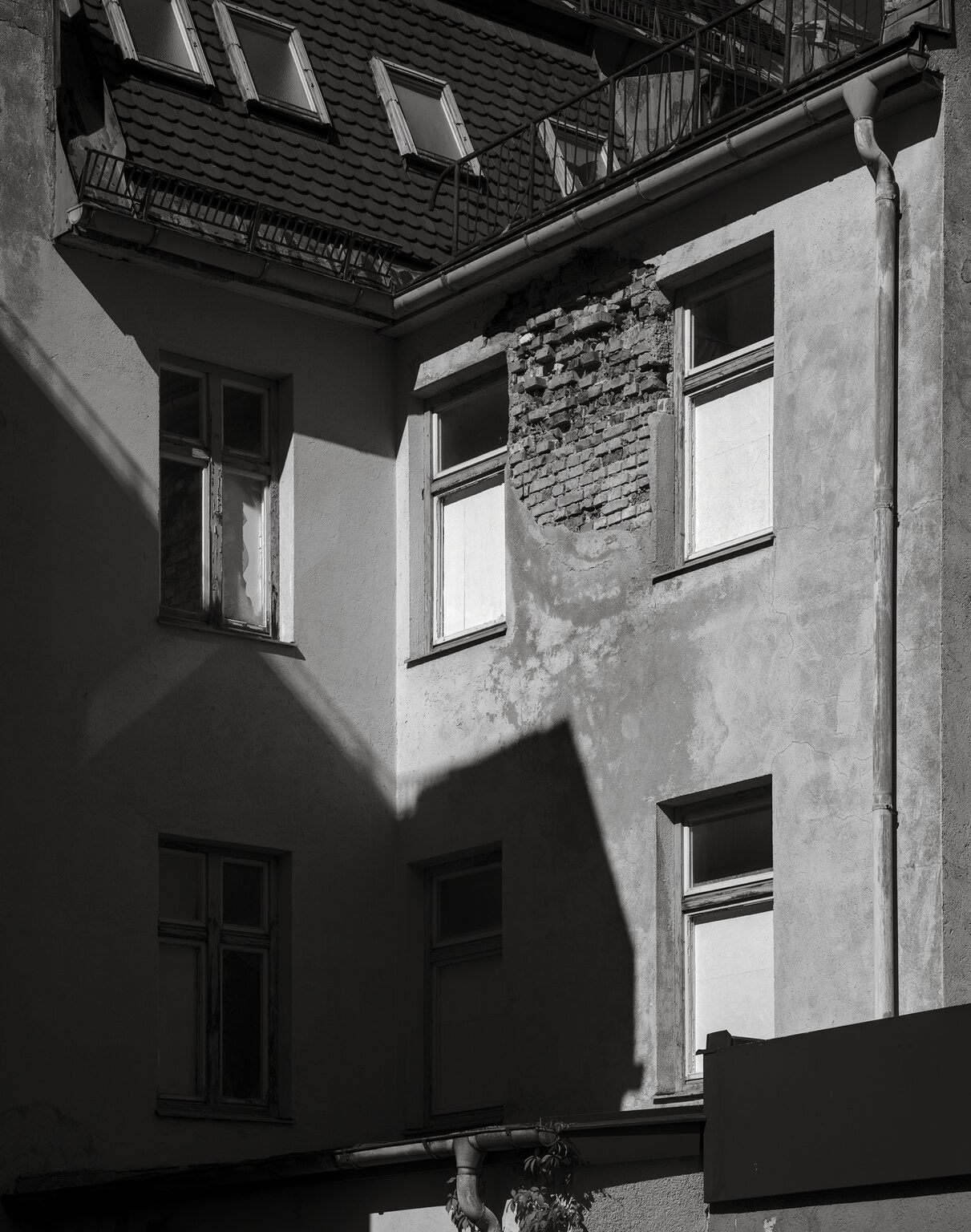 Facade with a Pimple