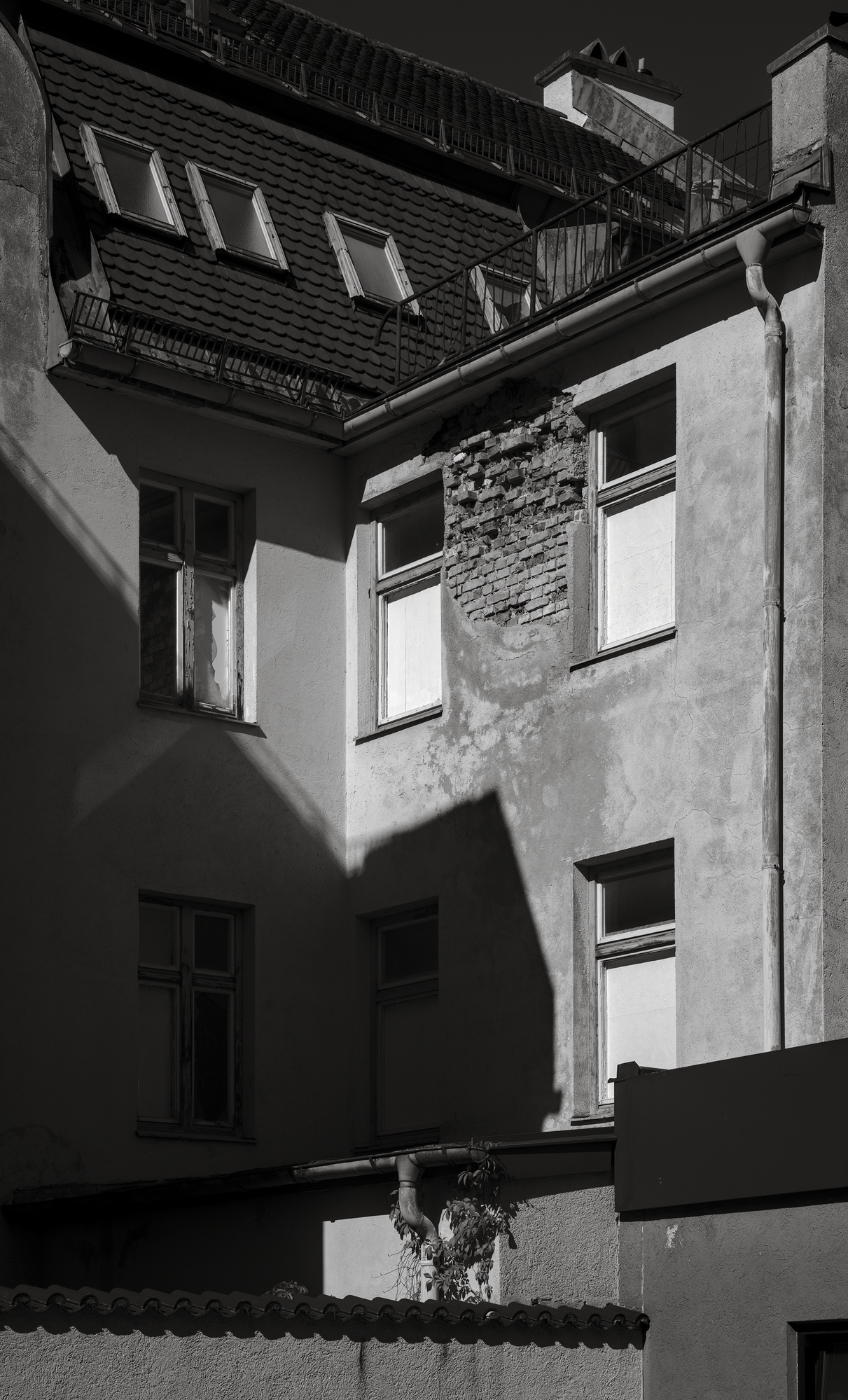Facade with a Pimple