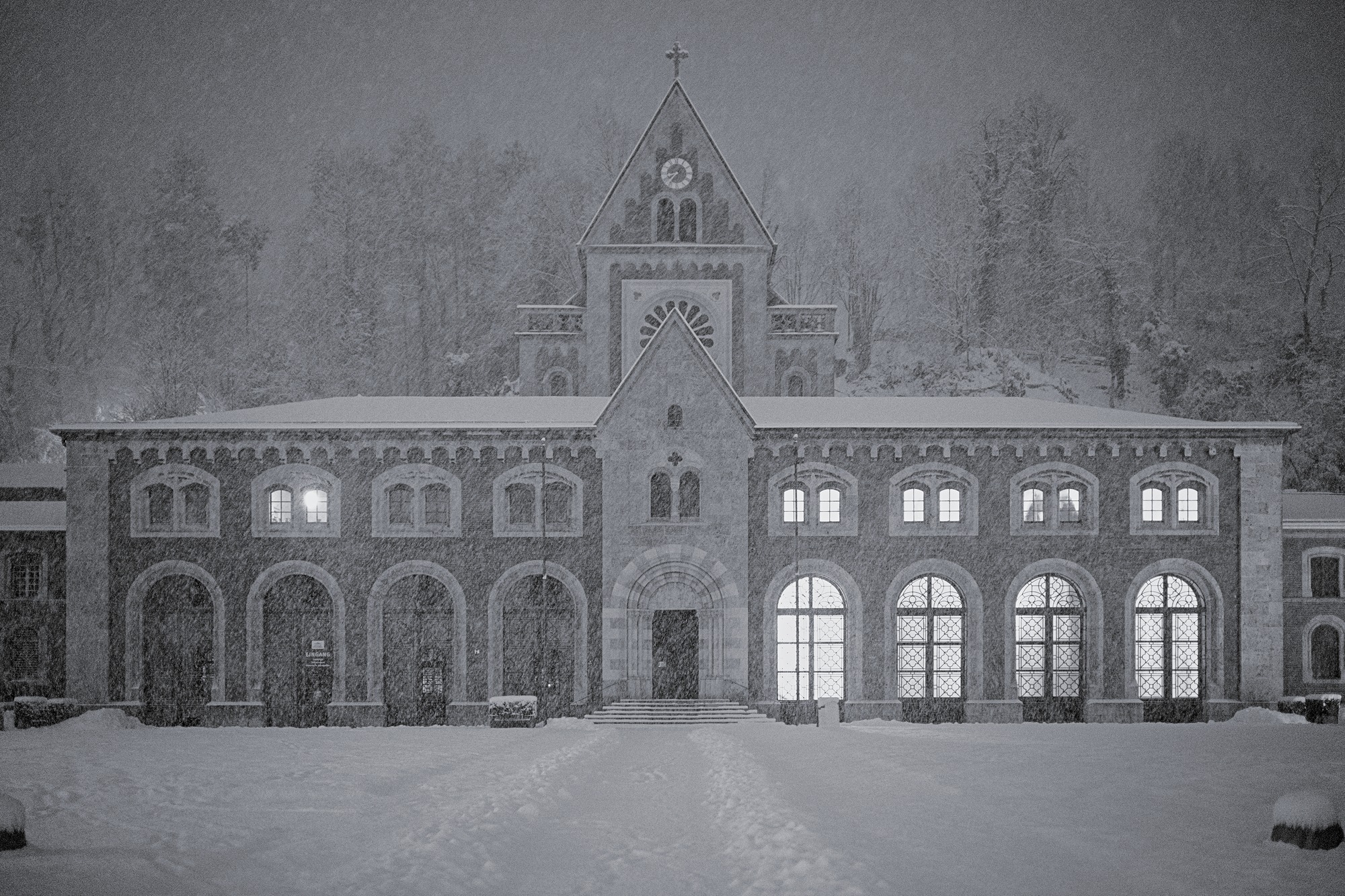 Old Saline in Snowstorm