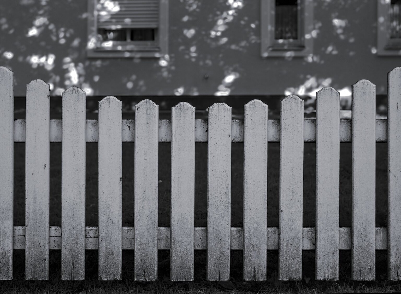 Classical urban wooden Fence