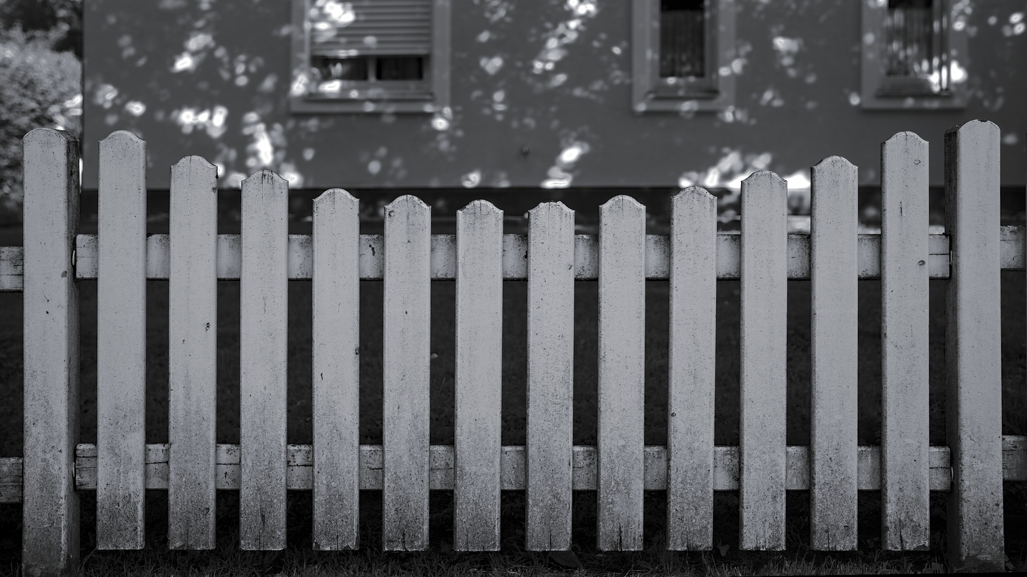 Classical urban wooden Fence