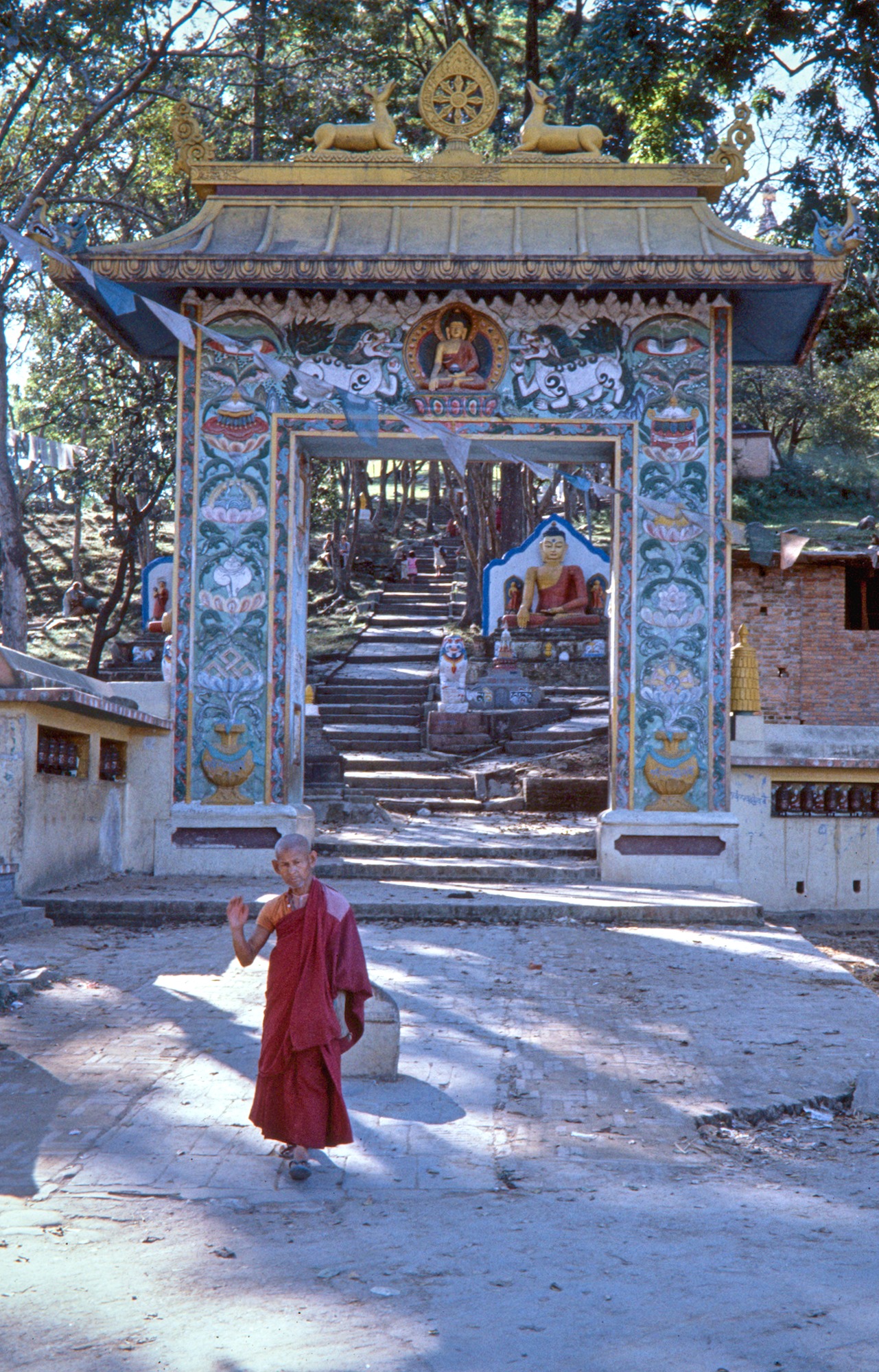 At the Foot of Swayambunath Hill