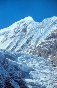 Maybe Annapurna I and cascading Ice