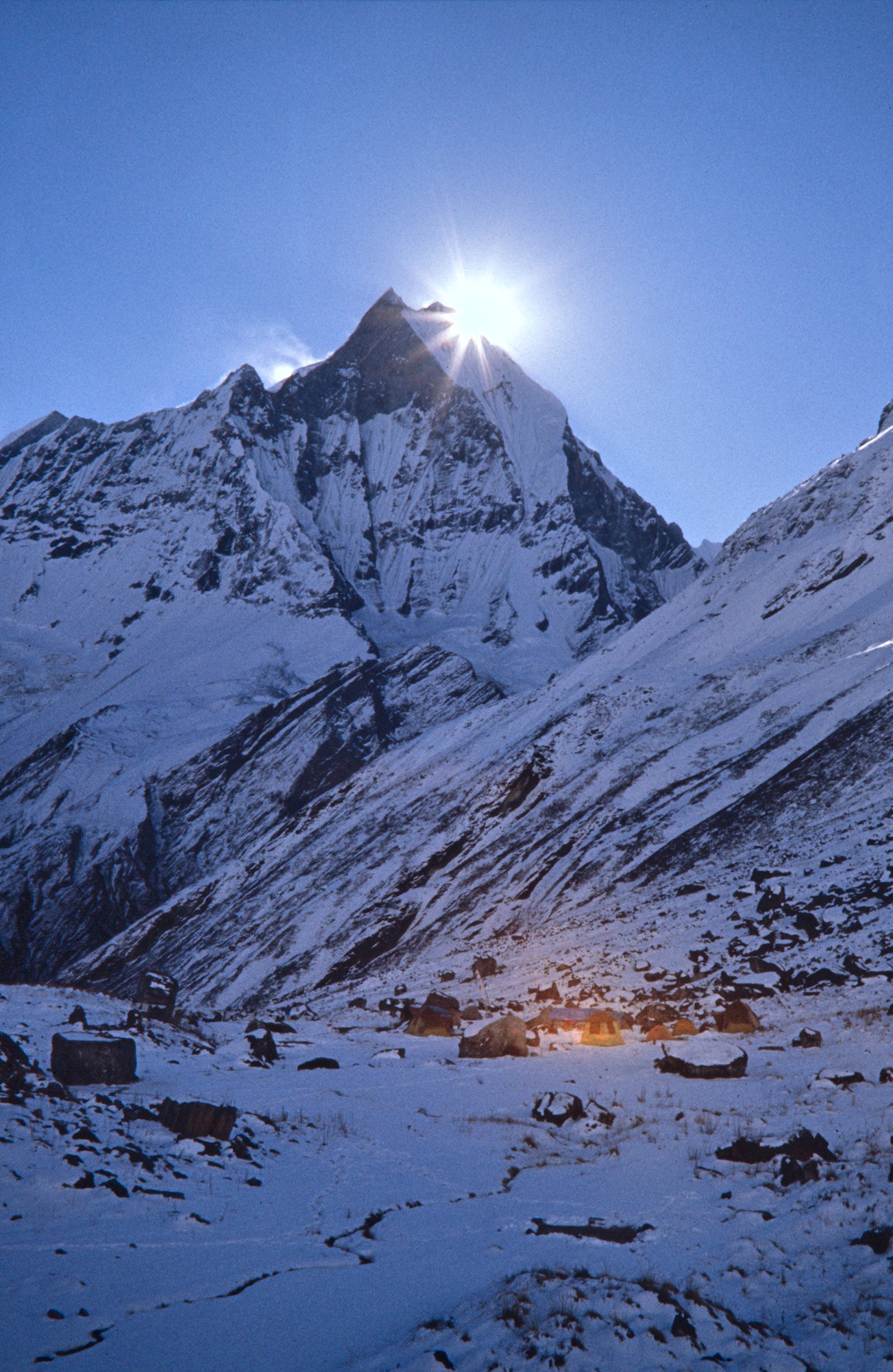 Sunrise over Annapurna Base Camp