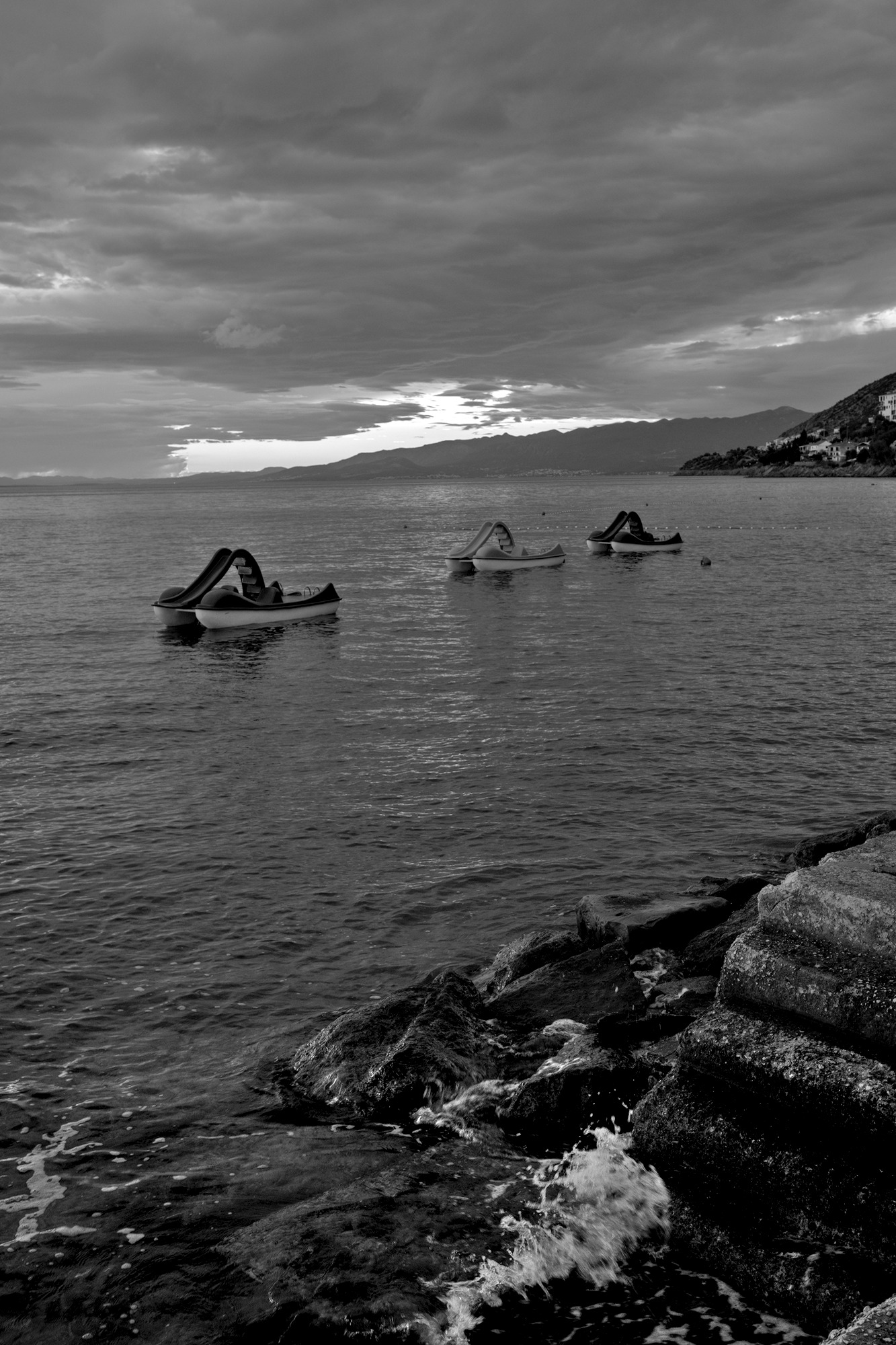 Three Pedal Boats