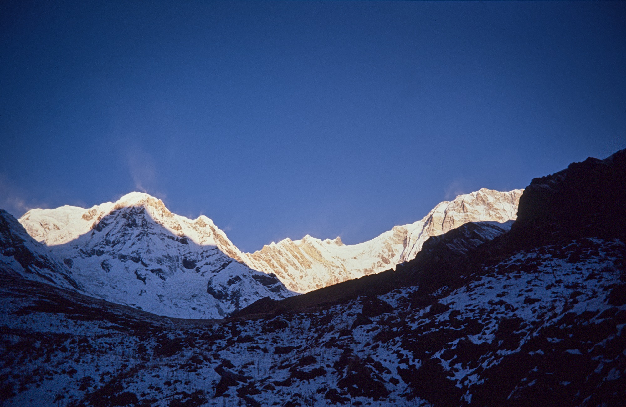 Worth the Wait – Sunrise on Annapurna 1