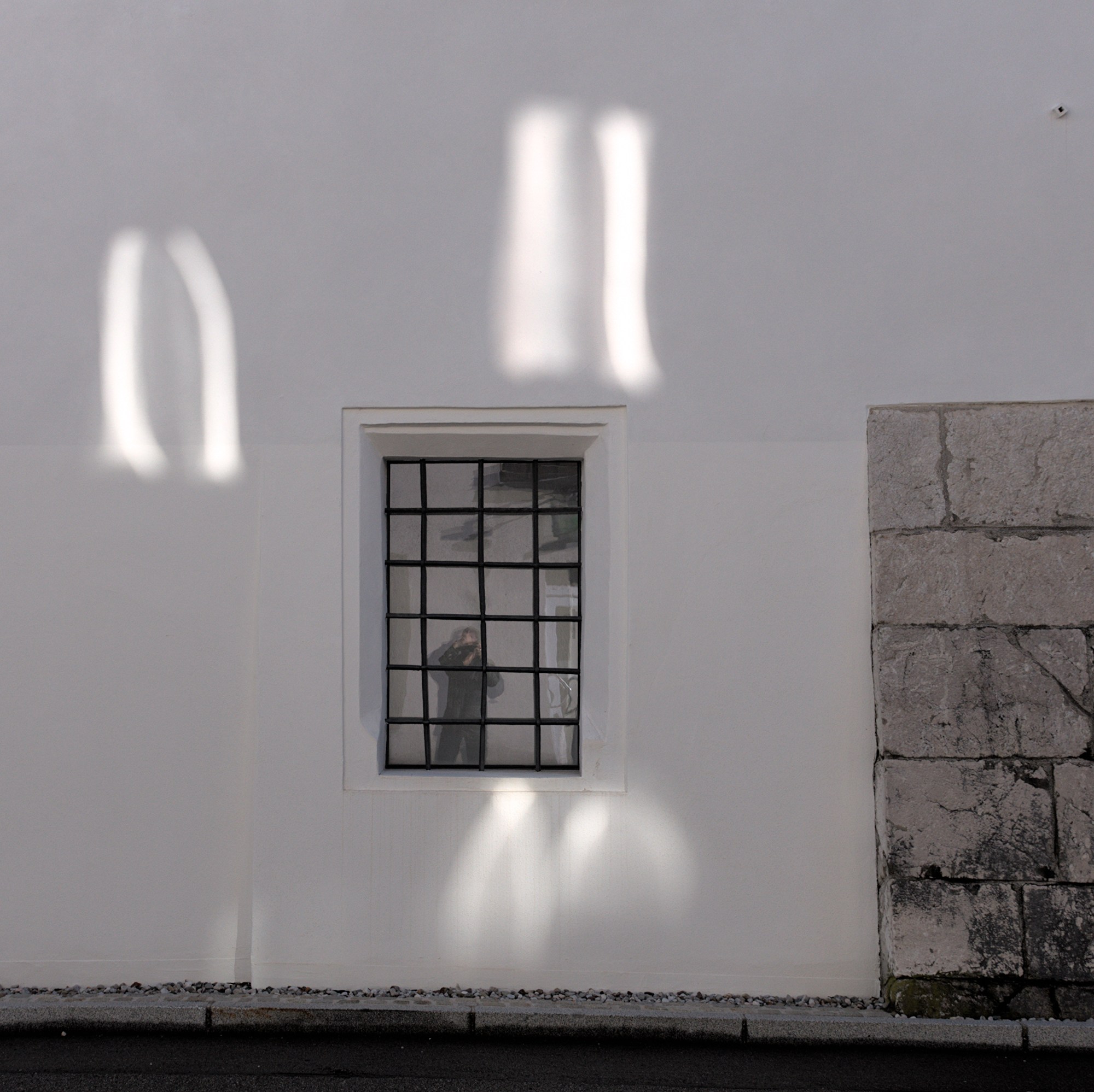 Medieval Window and Photographer