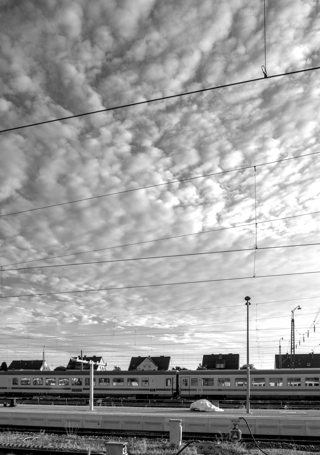 Sky over Freilassing – commuting again