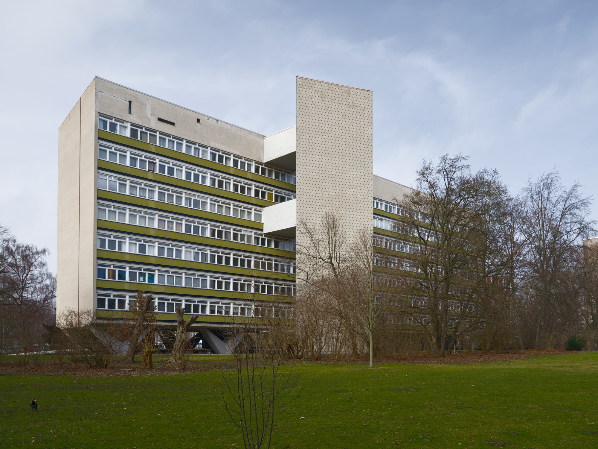 Oscar-Niemeyer-Building in Hansaviertel, Berlin, 1957