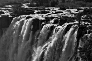 Fishing above the Falls