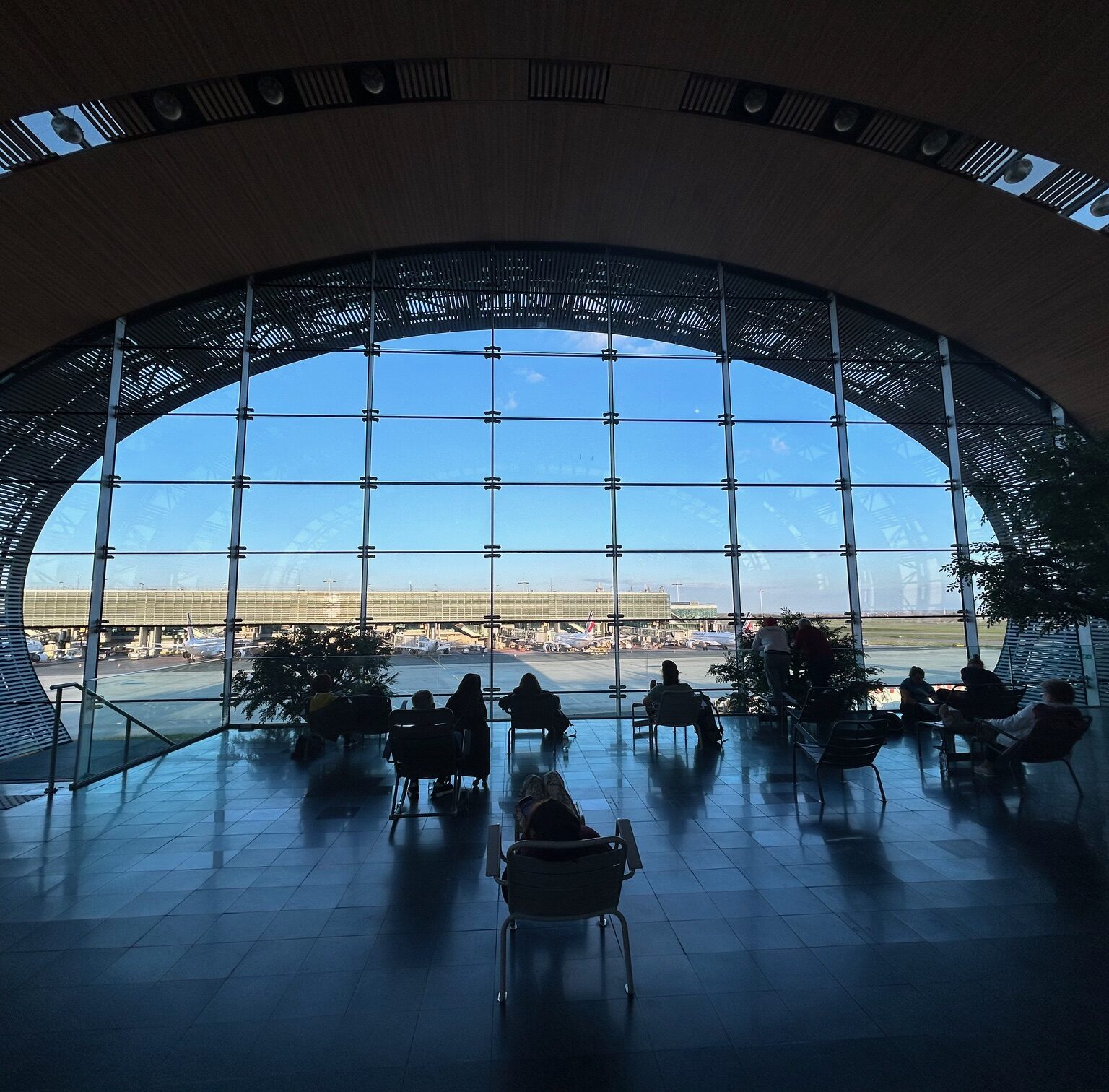 Paris Charles-de-Gaulle sun deck